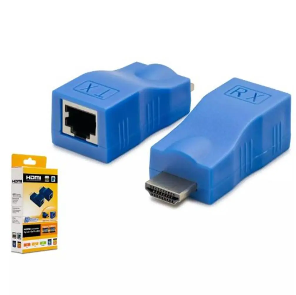 HADRON HDX1274 30M HDMI EXTENDER Receive X (Giriş)  MAVİ 1