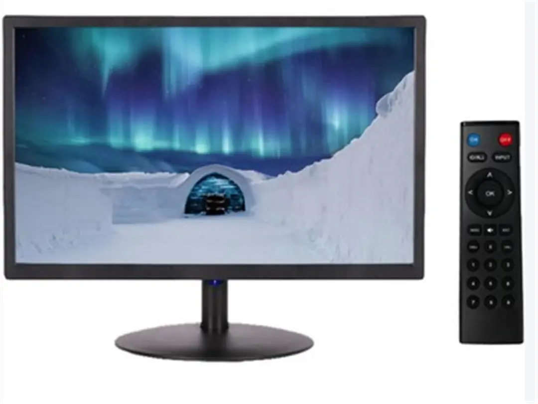 OneTech 24" Led Monitör Hdmı Vga Usb Rca Hoparlörlü Uzaktan Kumandalı SESLİ + KUMANDALI