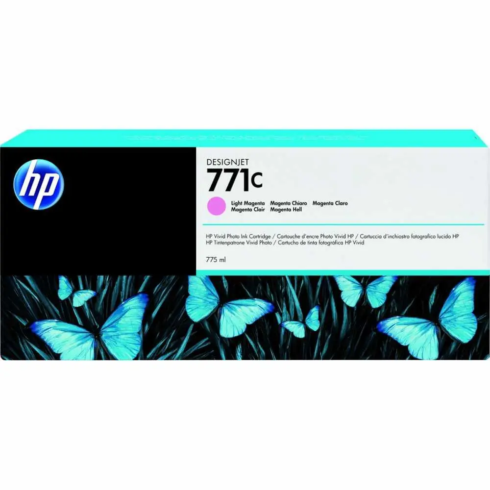 HP 771C Light Magenta Açık Kırmızı 775ML Plotter Kartuşu B6Y11A 1