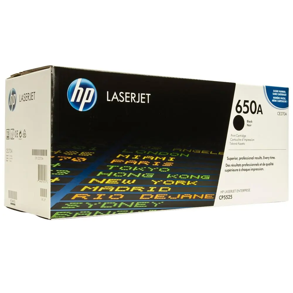 HP 650A Black Siyah 13.000 Sayfa Toner CE270A 1
