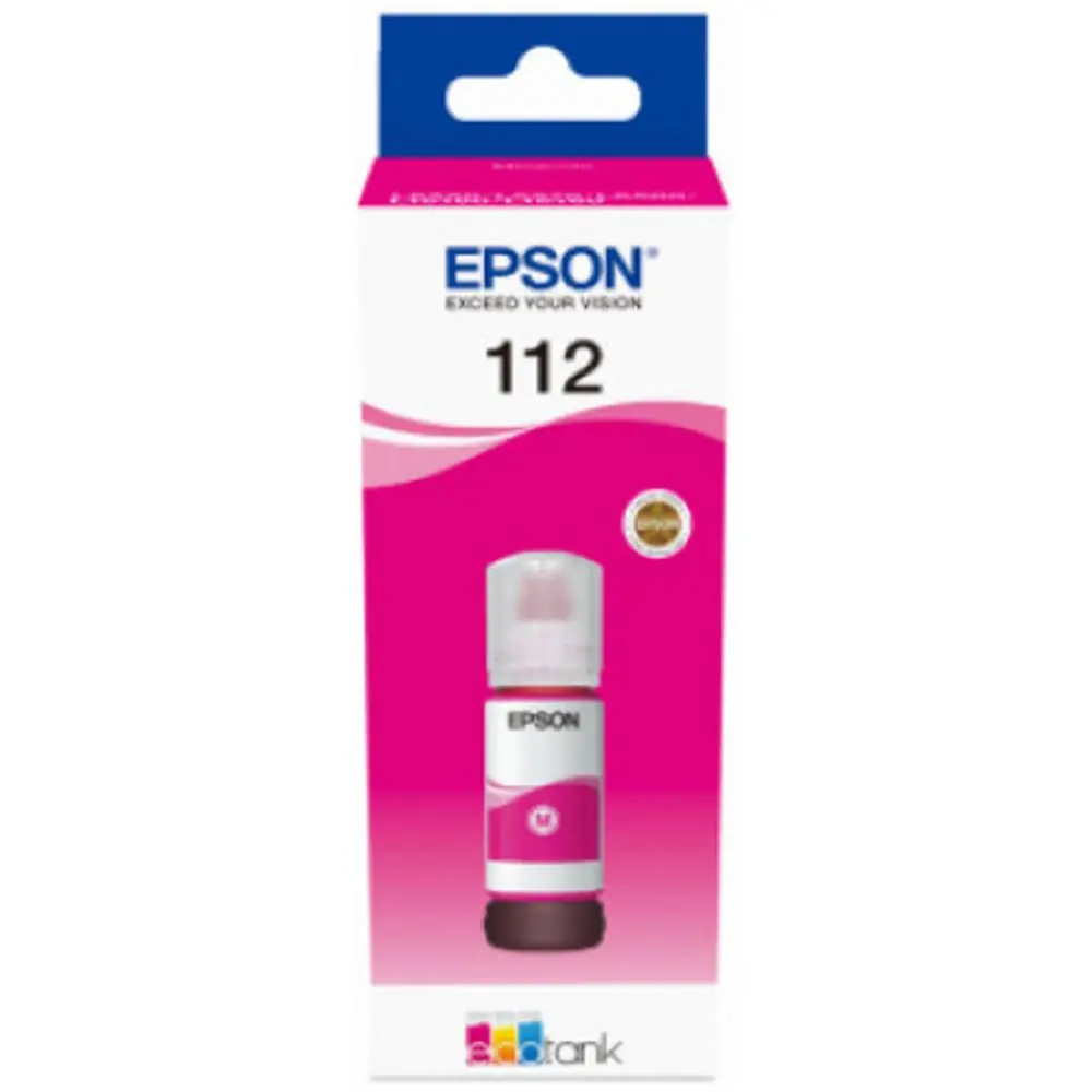 Epson 112  Magenta Kırmızı Şişe Mürekkep 13T06C34A 1