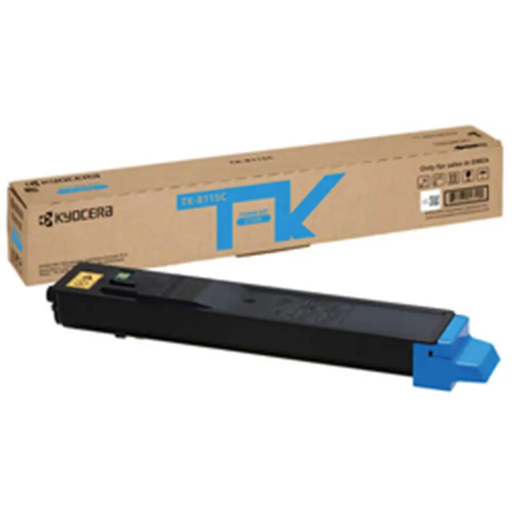 Kyocera TK-8115C Cyan Mavi Orjinal Fotokopi Toneri Ecosys M8124cidn-M8130cidn 6.000 Sayfa 1