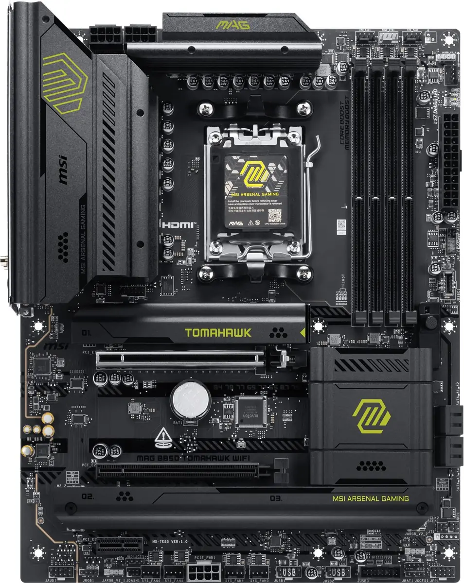 MSI MB MAG B850 TOMAHAWK WIFI