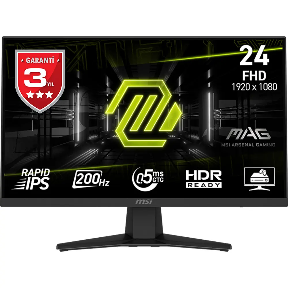 MSI 23.8 MAG 244F 1920x1080 FHD MONITOR