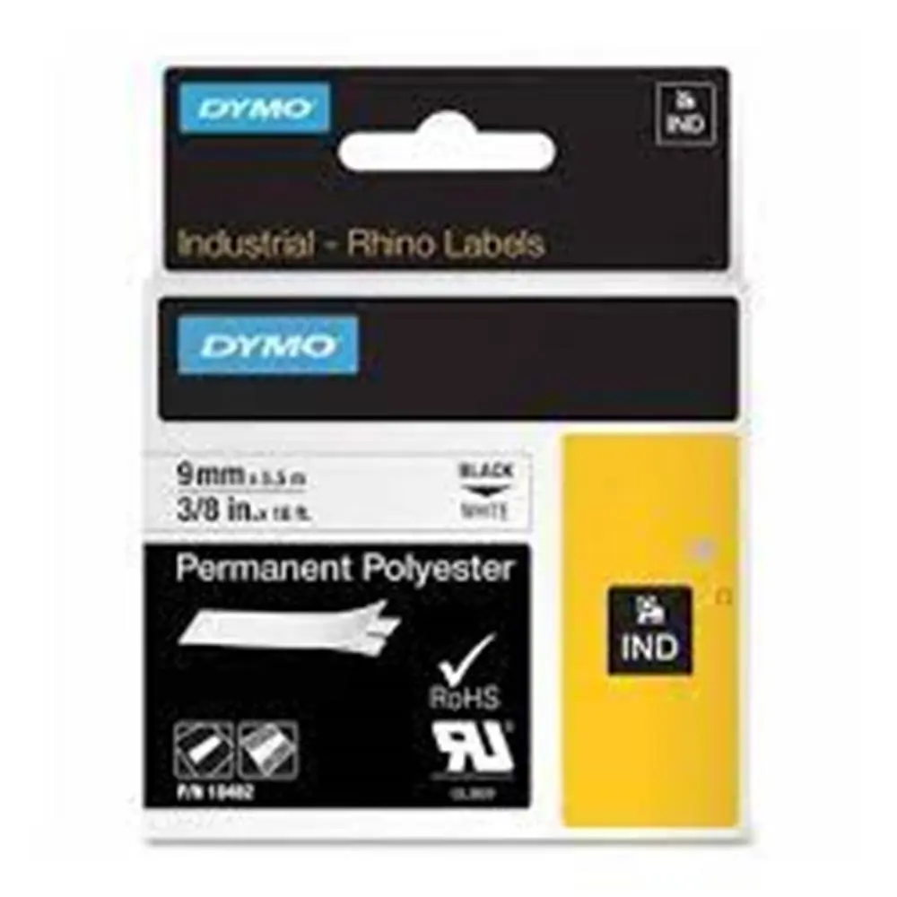 Dymo 1868704 XTL Laminetel 21 x 21 Beyaz-Siyah 250 Etiket 1