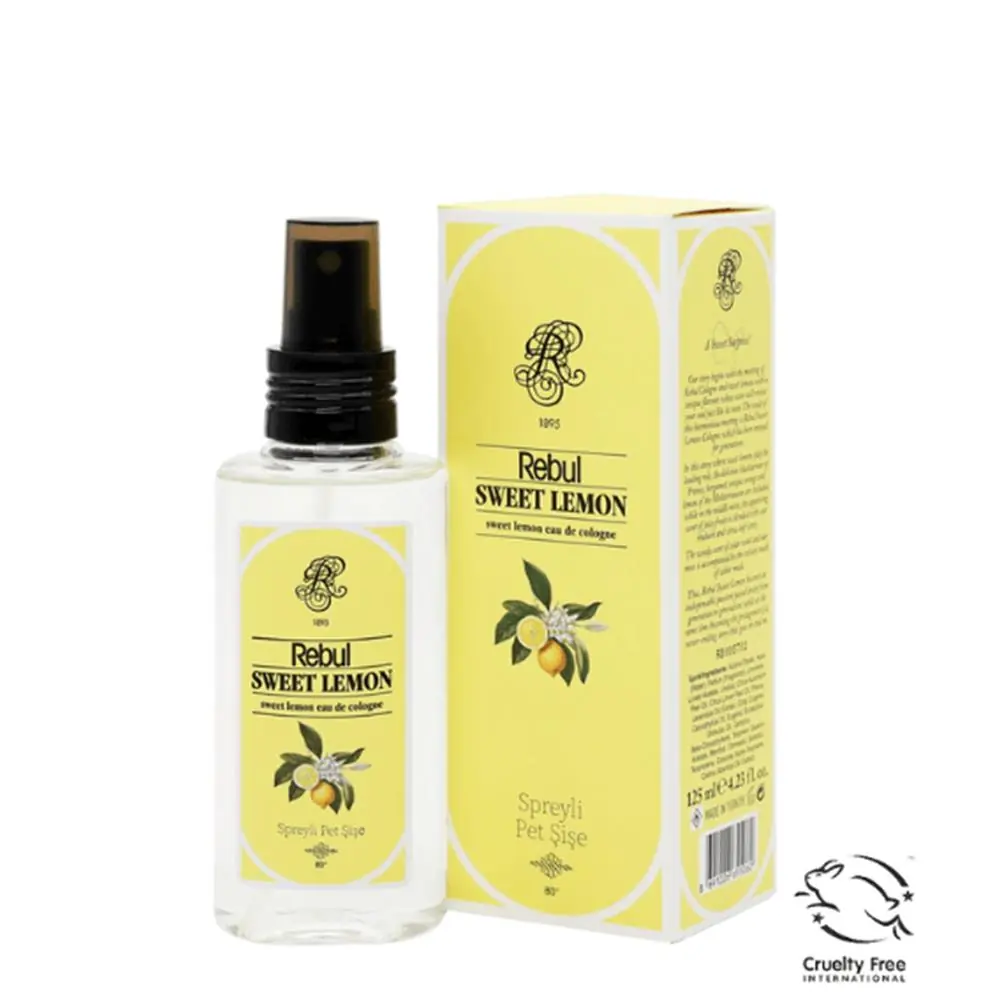 Rebul 125ml Sweet Lemon  Kolonya Pet 1