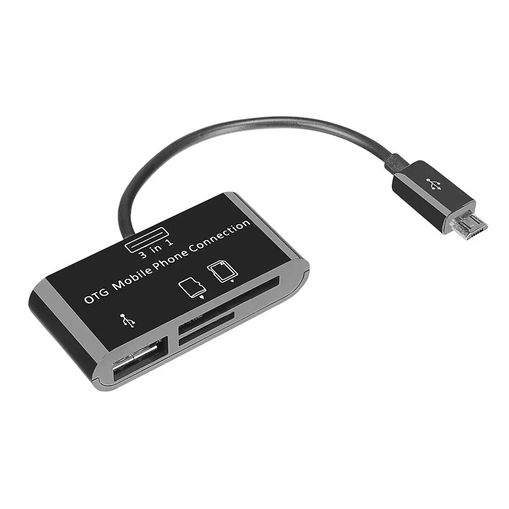 S-link SMG-423 Micro Usb to Cep Tel Kart Okuyucu + Hup Çevirici 1