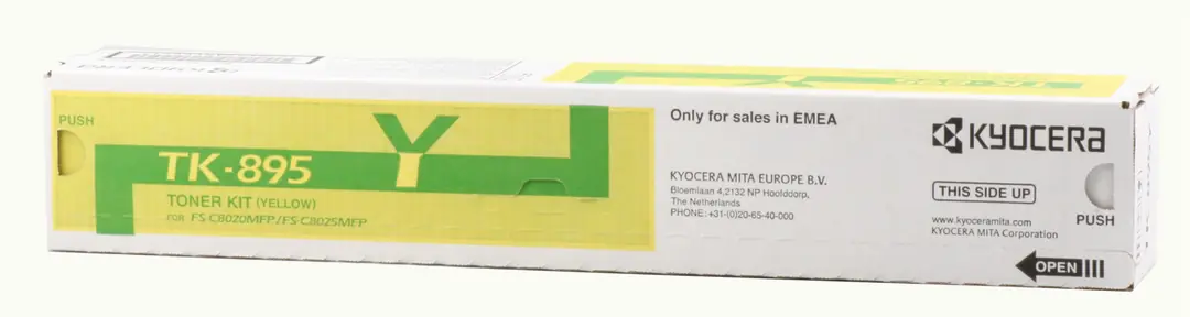Kyocera TK-895Y Yellow Sarı Orjinal Fotokopi Toneri FS-C8020-8025-8520-8525 6.000 Sayfa 1