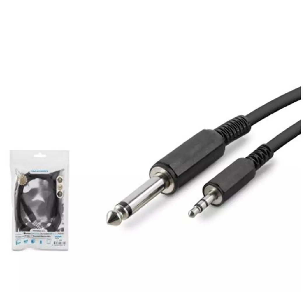 Hadron Hdx1055 6.5Mm To 3.5Mm Kablo Enstrüman Gitar 1.5M Siyah 1