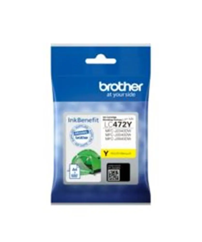 Brother LC472Y Yellow Sarı 550 Sayfa Kartuş MFC-J2340-J3540-J3940 1