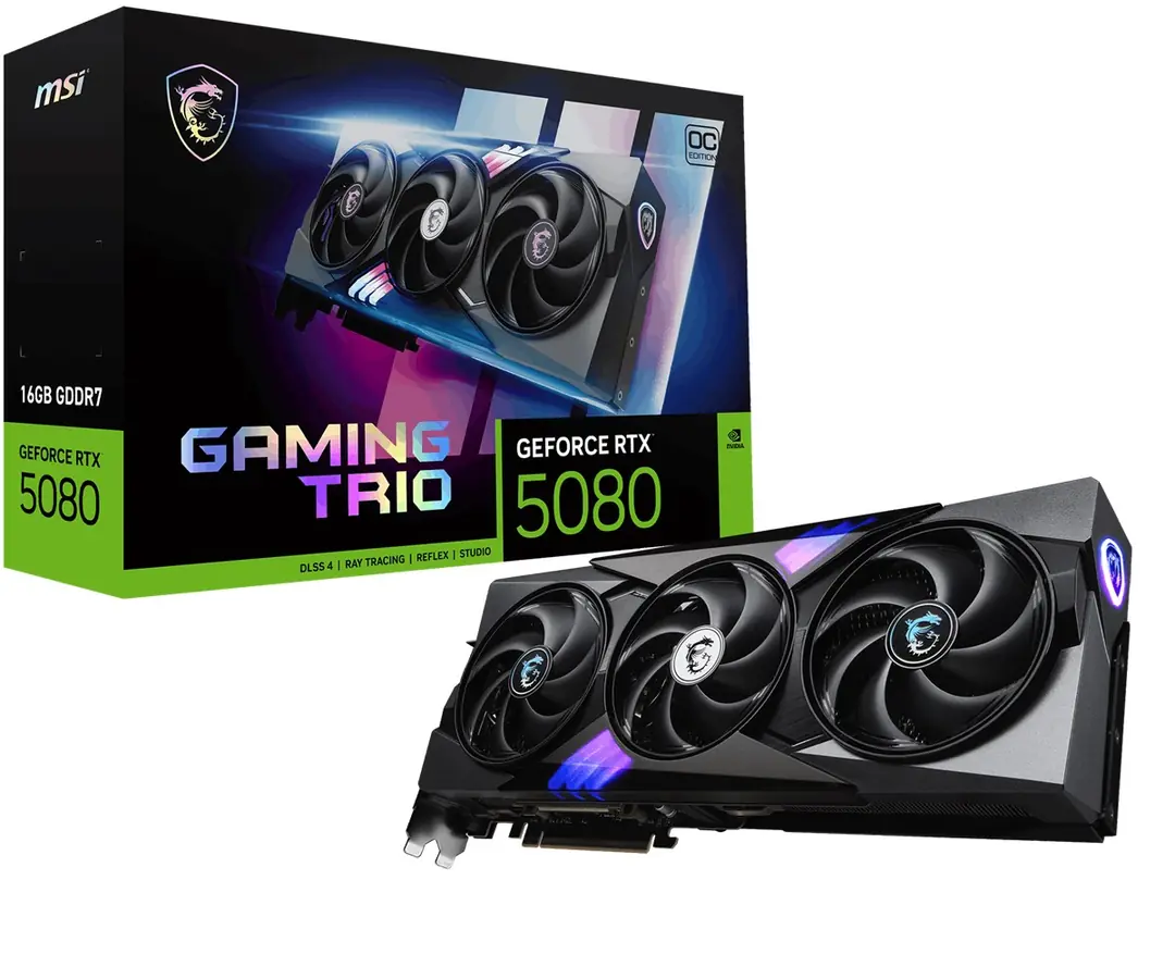 MSI VGA RTX 5080 16G GAMING TRIO OC