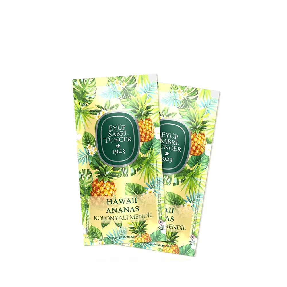 Eyüp Sabri Tuncer Hawaii Ananas Kolonyalı Mendil 150li 5X10 Küçük Boy 1