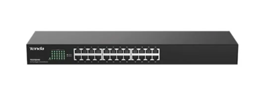 Tenda TEG1024G 24 Port 10-100-1000 Mbps 19" Switch Çelik Kasa Rack Mount 1
