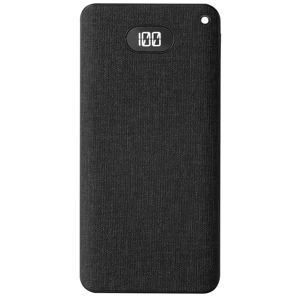 S-link IP-G10RW 10000mAh Kablosuz USB+Type-C+Micro Siyah LCD Ekranlı Taşınabilir Pil Şarj Cihazı 1