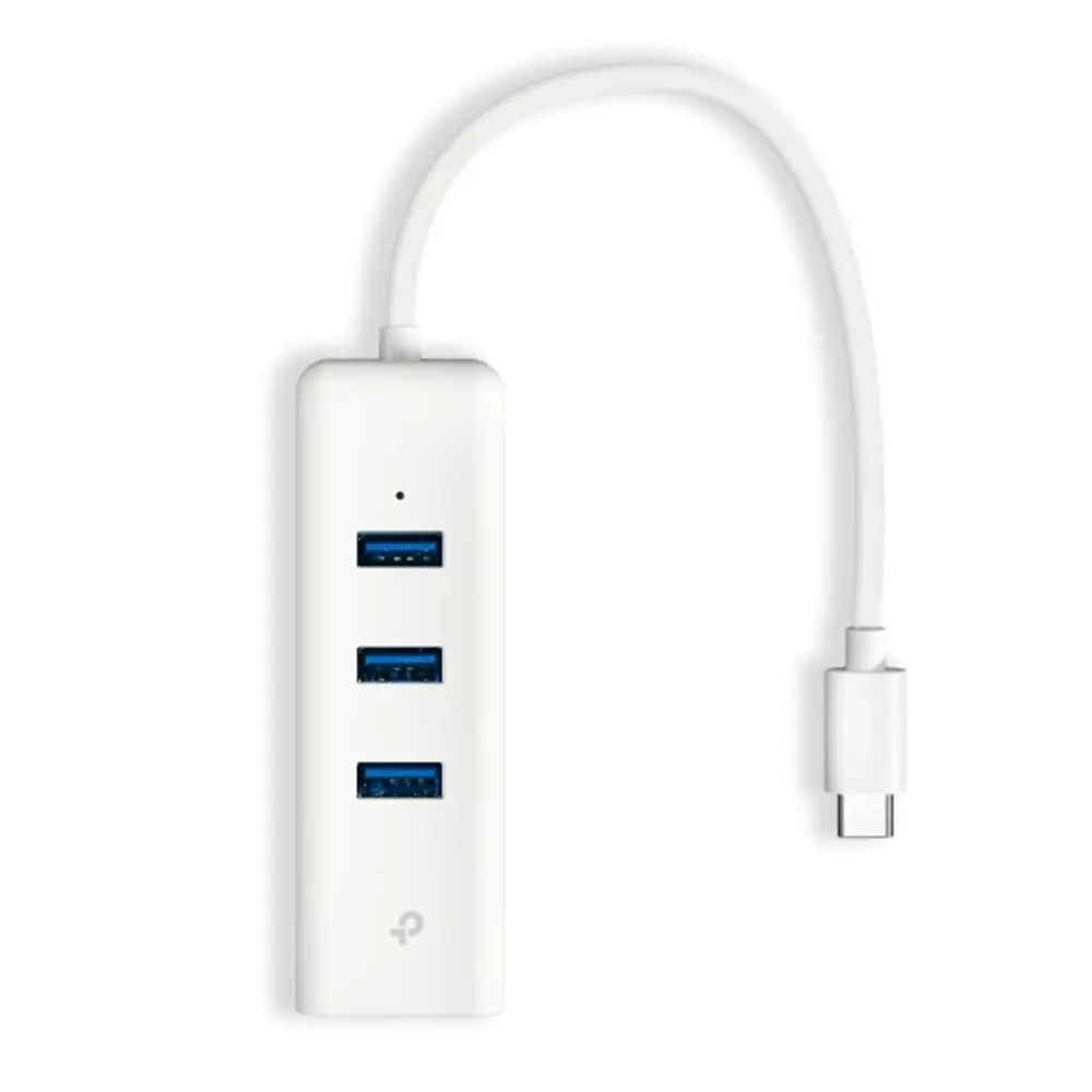 Tp-Link UE330C 10-100-1000 Mbps 3.0 Type C Ethernet Çevirici + 3 Port USB Çoğaltıcı