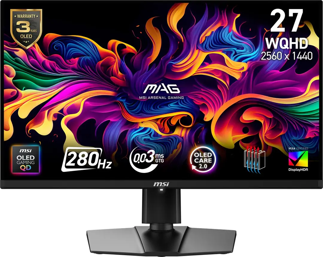 MSI MAG 271QP QD-OLED X28 MONITOR 1