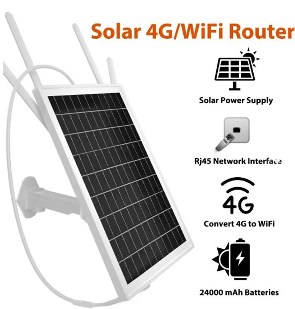 Apronx APX-SR415 Wireless 4G Solar Modem 15w (10-12 Kullanıcı) 20400mAh 1