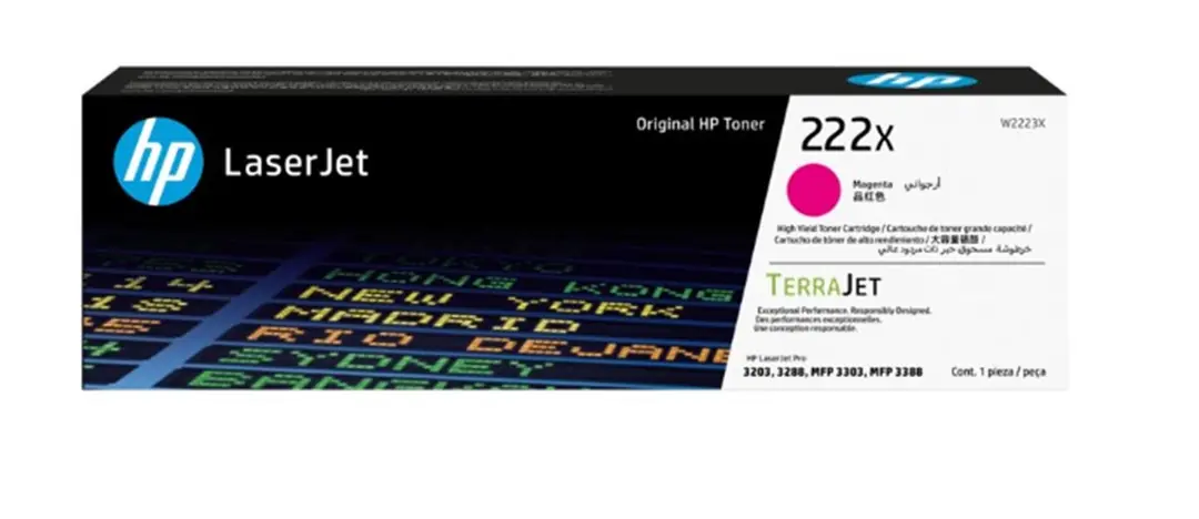 Hp 222X Magenta Kırmızı 2.500 Sayfa Toner W2223X 1