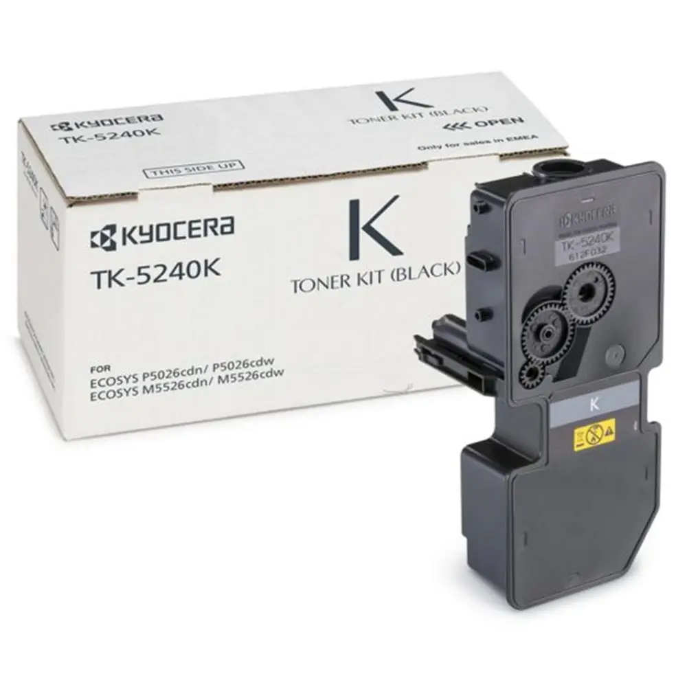 Kyocera TK-5240K Black Siyah Orjinal Fotokopi Toneri Ecosys M5526cdn-5526cdw P5026cdn-5026cdw 4.000 1