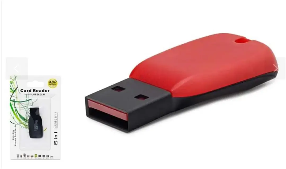 HADRON HDX7011 USB Kart Okuyucu MicroSD Kırmızı 1
