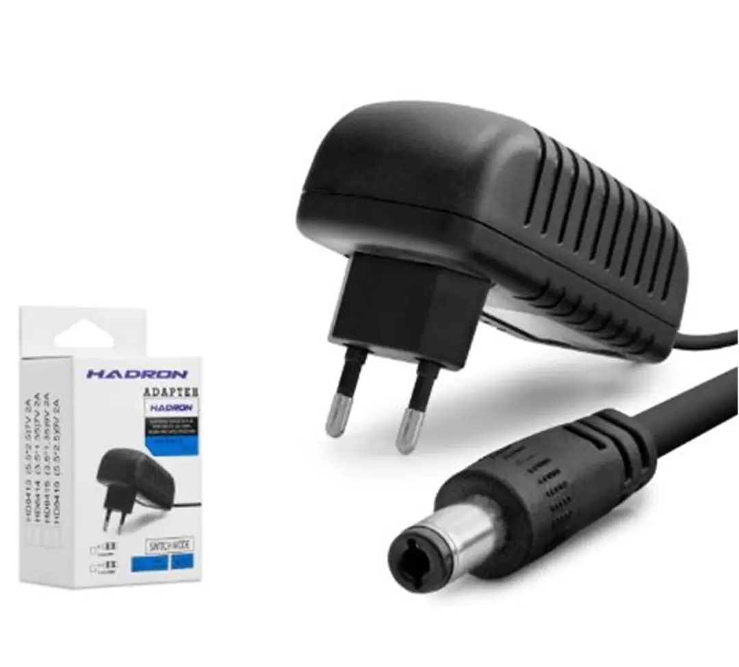 HADRON HD8416 Modem Router Adaptörü 18W 9V 2A 5.5x2.5 mm Siyah 1