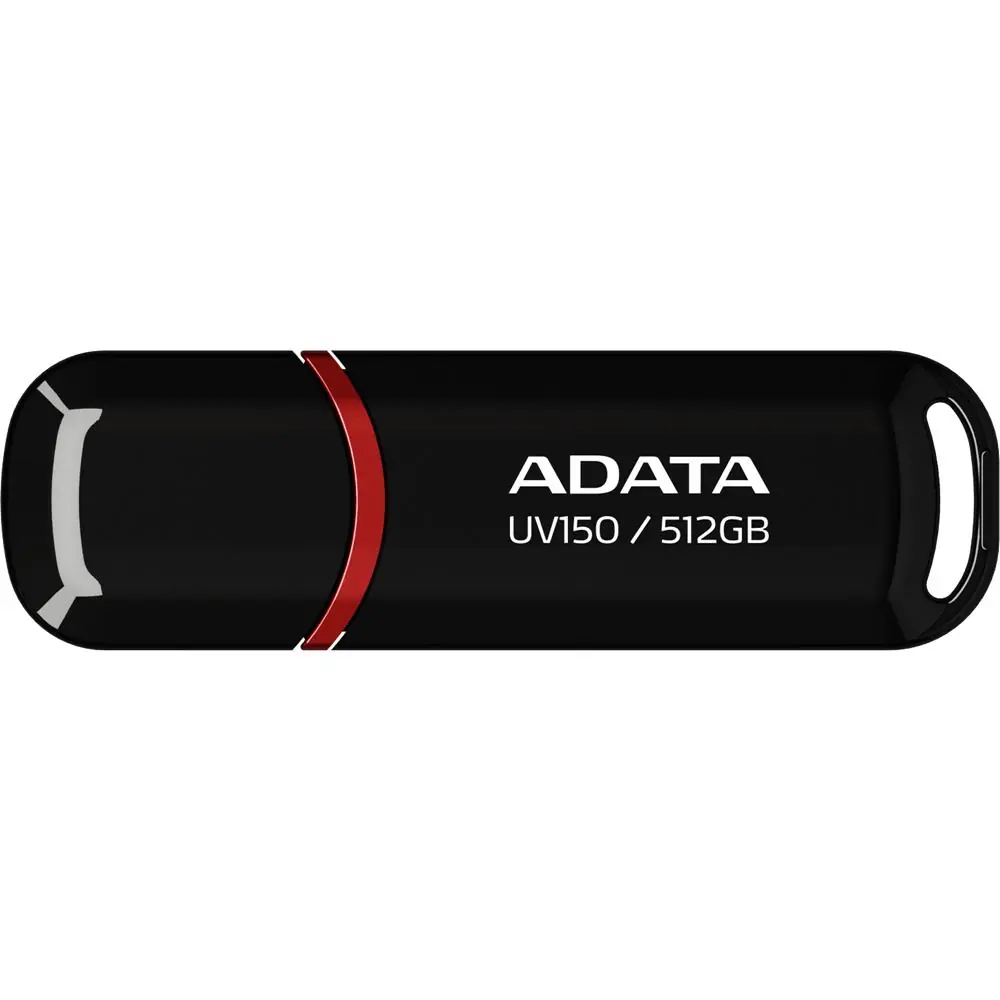 ADATA UV150-512GB USB3.2 Gen1 Black Flash Bellek 1