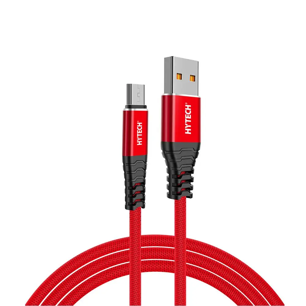Hytech HY-X210 3A Micro Usb 1m Kırmızı Data + Sarj Kablosu 1