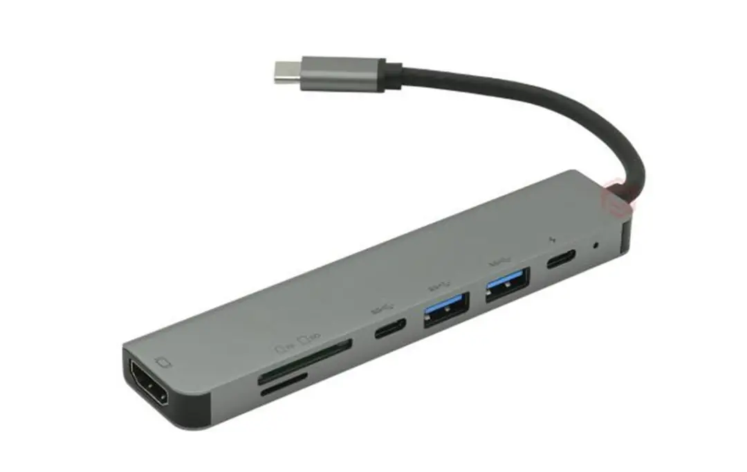 Frisby FA-7662TC USB Type-C™ - HDMI + SD-TF + USB 3.0 Adaptör + PD Şarj 1