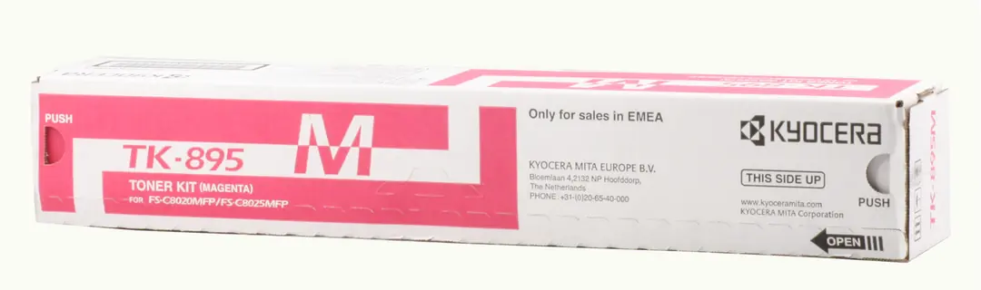 Kyocera TK-895M Magenta Kırmızı Orjinal Fotokopi Toneri FS-C8020-8025-8520-8525 6.000 Sayfa 1