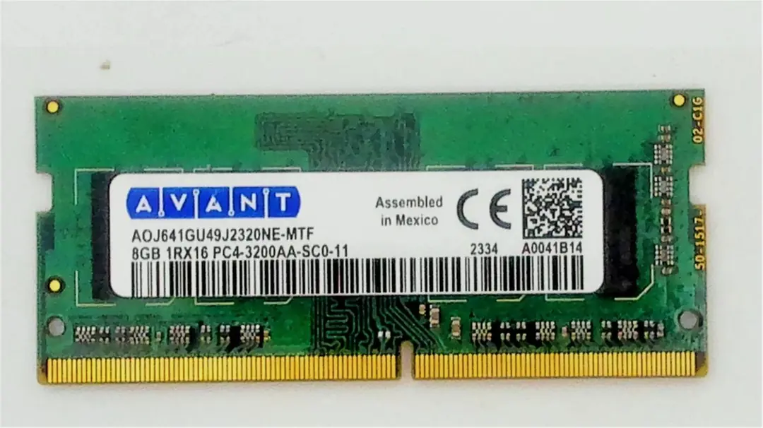 Avant DDR4 8GB 3200MHZ SODIMM Notebook Ram