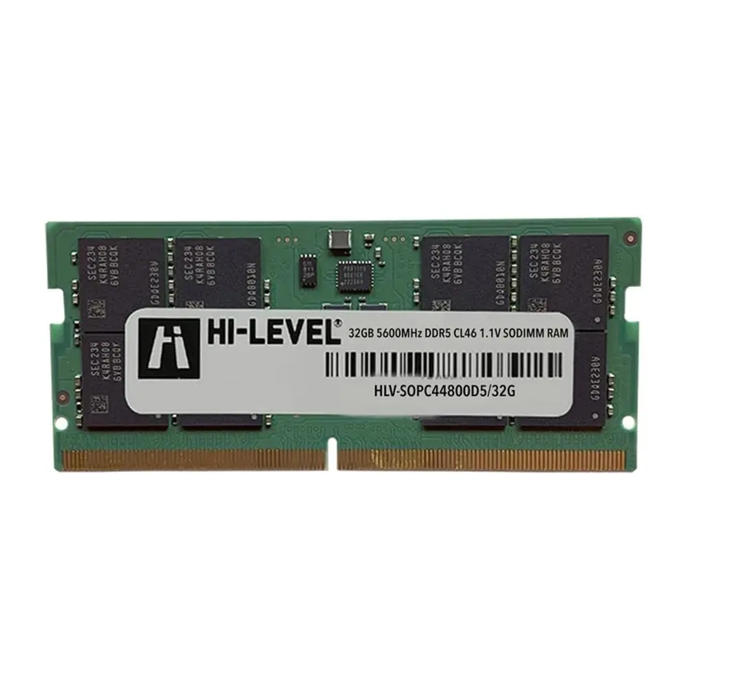 Hi-Level 32GB DDR5 5600MHz CL46 HLV-SOPC44800D5-32G Sodimm Notebook Ram