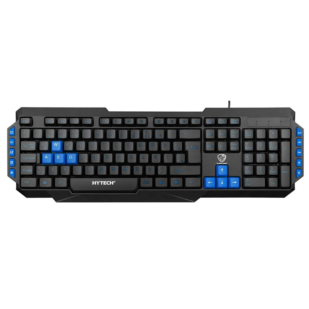 Hytech HYK-46 GAMY Siyah USB Mavi Tuşlu Q Gaming Oyuncu Klavyesi 1