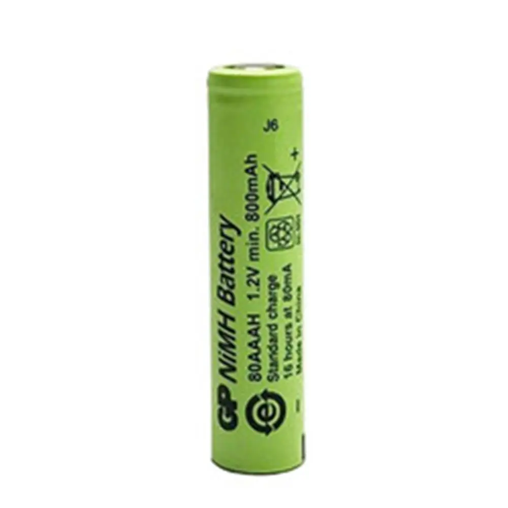 GP AAA 800 mAh Şarjlı İnce Düz Kafa Endüstriyel Tekli Paket Pil 1