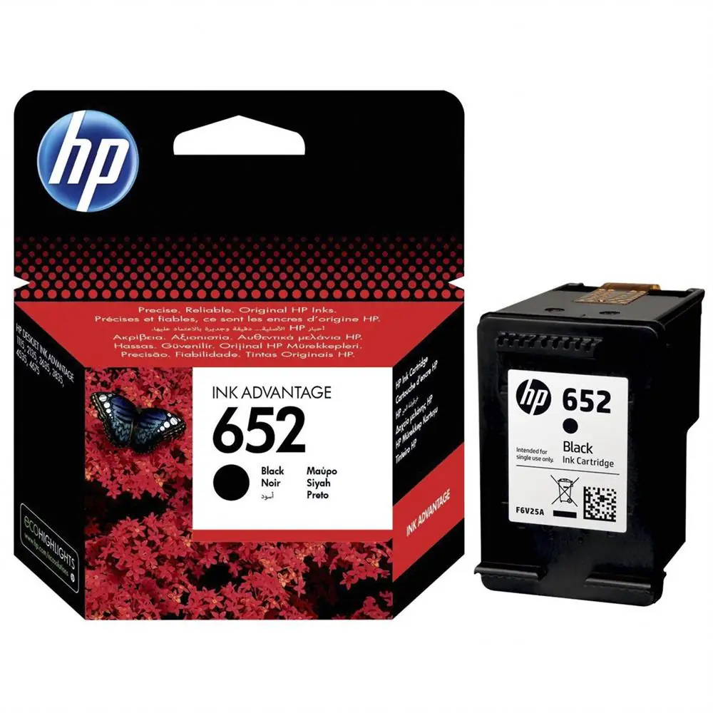 HP F6V25AE (652) SIYAH KARTUS 1
