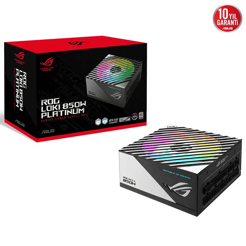 ASUS ROG LOKI SFX L 850P PLATINUM BEYAZ