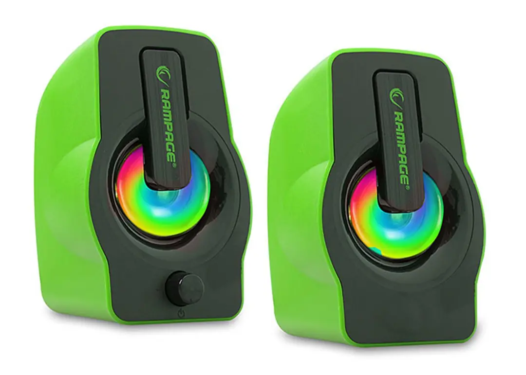 Rampage RMS-G7 Falsetto 2.0 6 Watt Yeşil 5v Usb 1