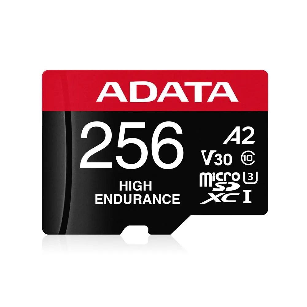 Adata 256 GB High Endurance microSDXC 4K U3 V30 A2 Hafıza Kartı 1
