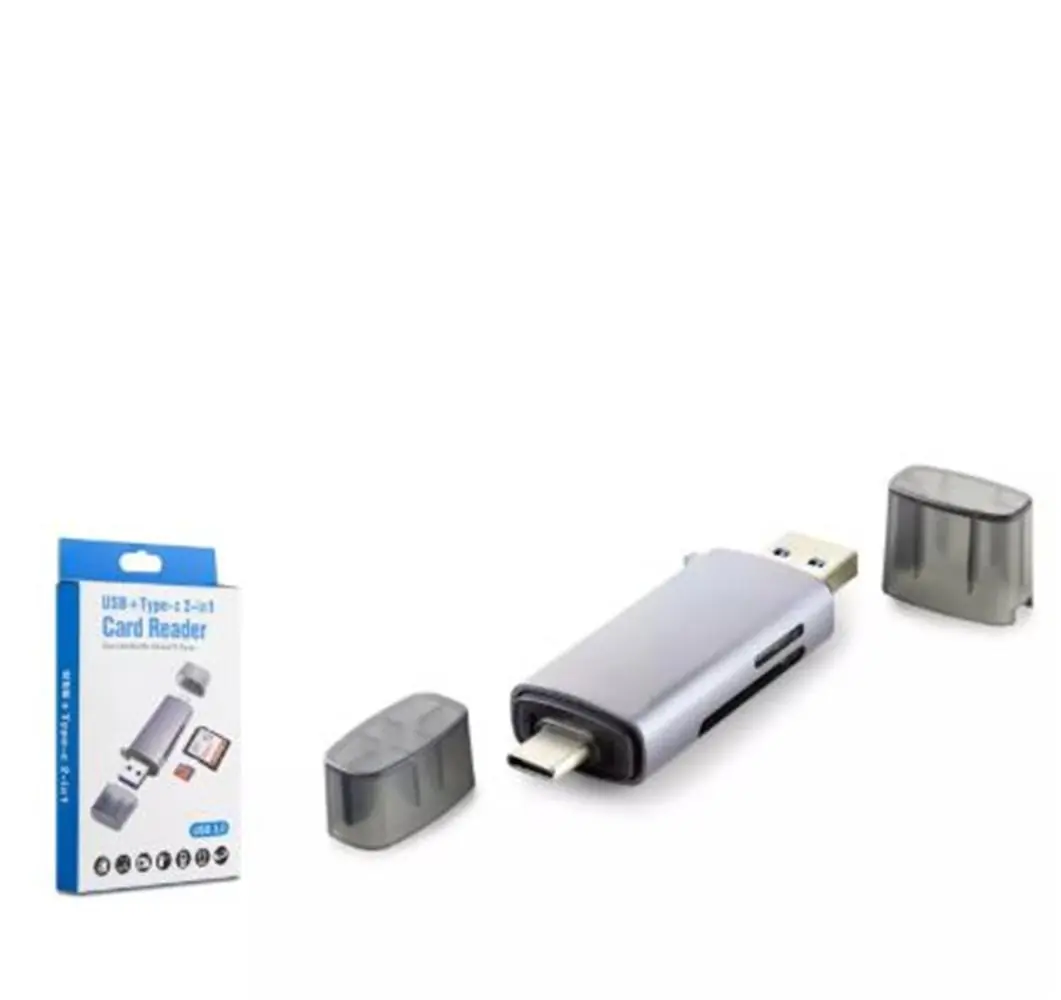 Hadron Hdx7031 Card Reader Usb3.0 + Type-C All In One Gri(ATUD-19) 1
