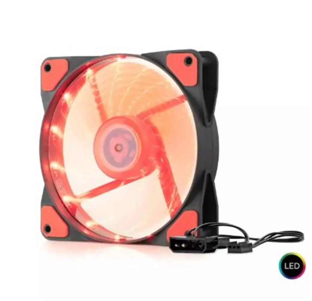 Hadron Hdx1520 12cm Kasa Fanı Performans 4Pin Led Siyah 1