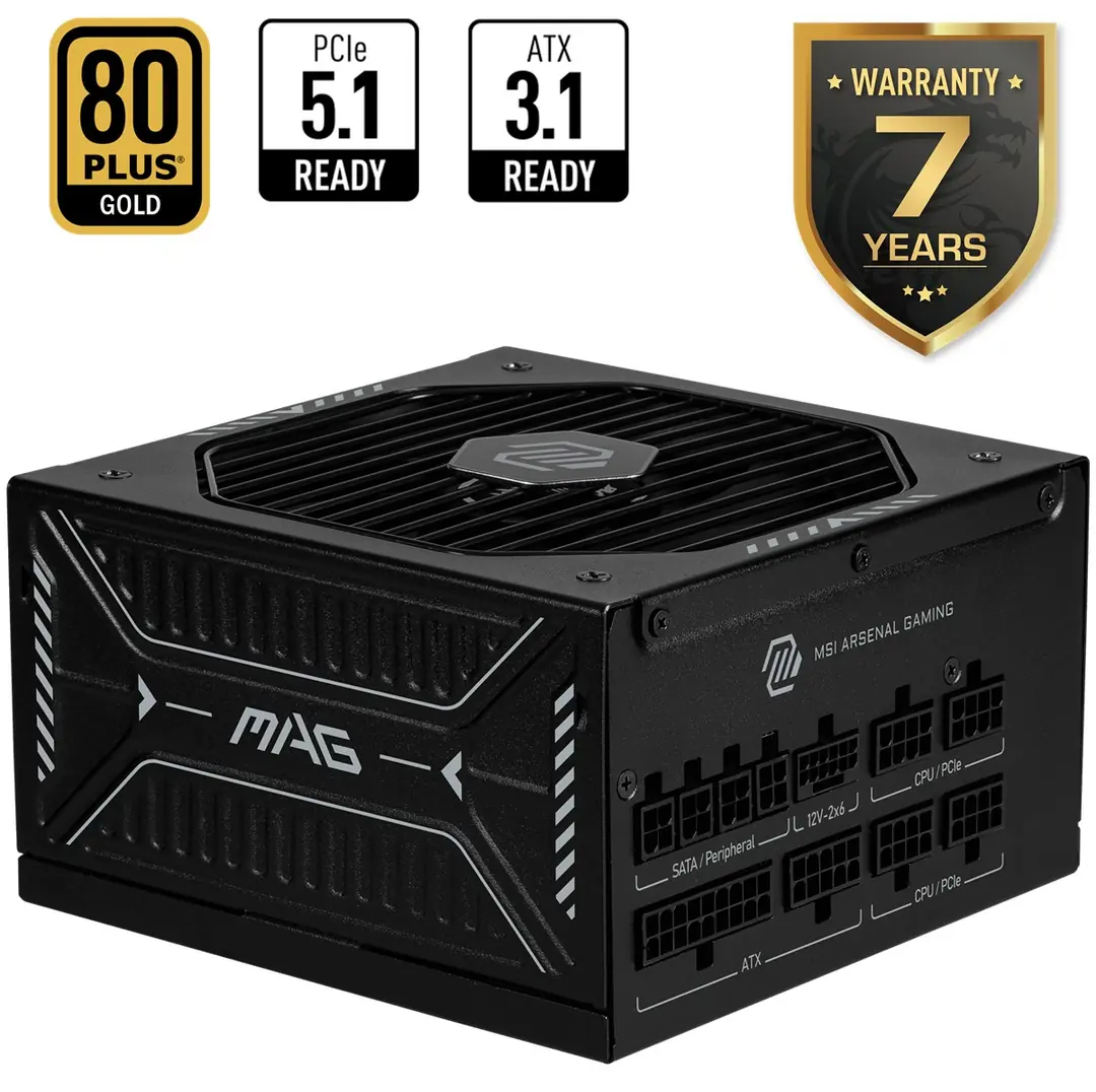 MSI PSU MAG A1000GLS PCIE5 1