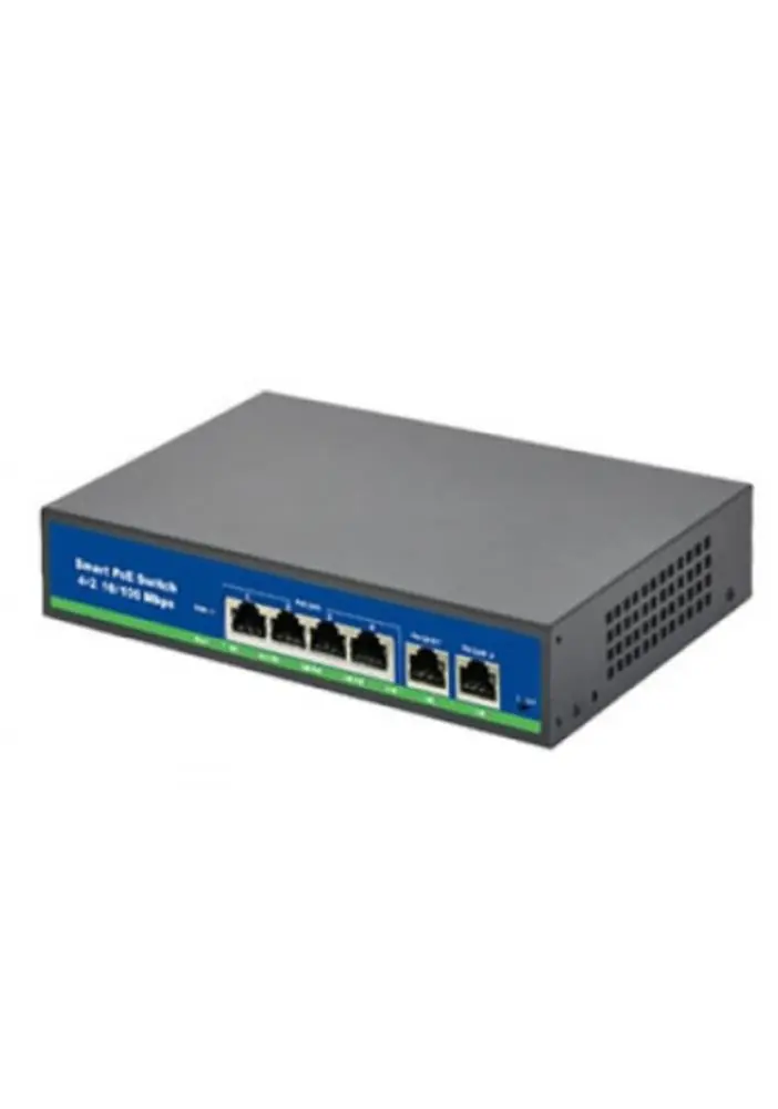 ISEE ISS-4010PG 8 Port Poe+ 10-100 Mbps 2 Port 10-100-1000 Uplink Switch