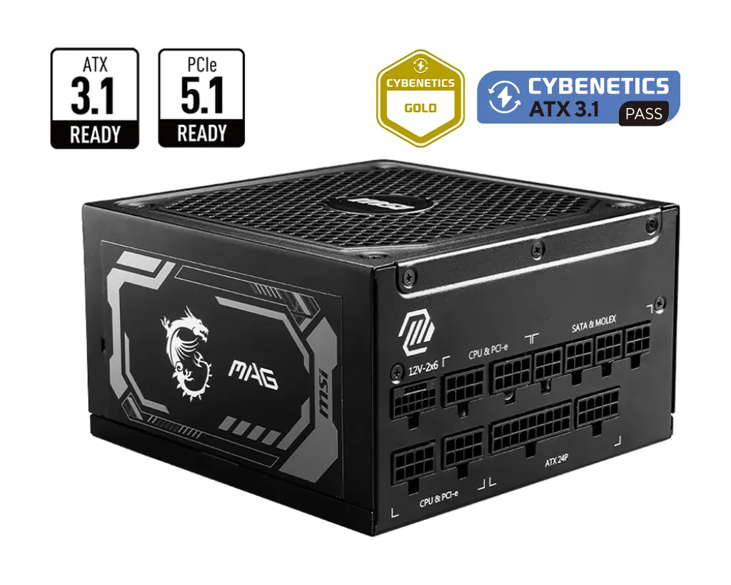 MSI PSU MAG A1250GL PCIE5 1