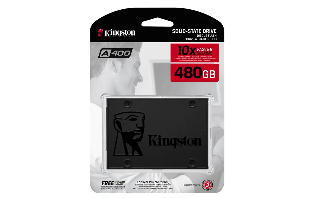 Kingston 480Gb Ssdnow A400  2.5" Sata3 Ssd 500-450 (SA400S37-480) Harddisk 1