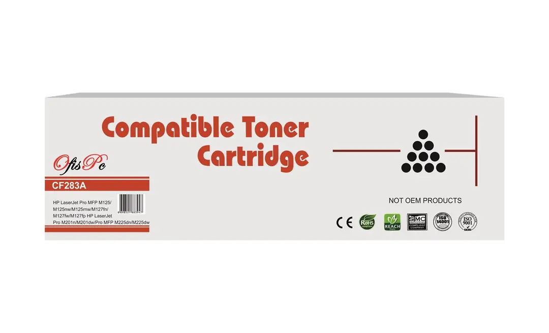 OfisPc Hp CF283A Muadil Toner 83A 1.500 Sayfa Çipli M125NW-M127FN--M127FW-M225-M201 1koli=20 adet 1