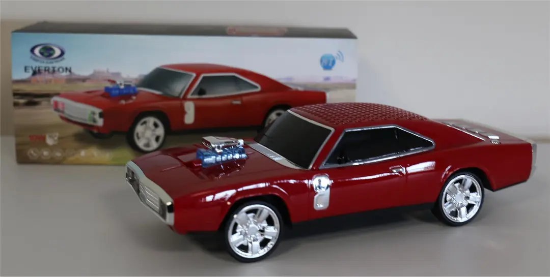 EVERTON RT-1959 Kırmızı Arabalı  Bluetooth Fm-Usb-Tf-Aux Şarjlı Nostaljik Radyo 1