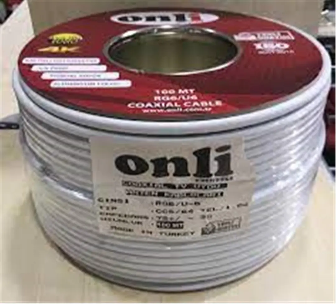 Onli ON-8001 RG6-U6 80 Tel 1,02 CCS-AL 100 metre Anten Uydu Kablosu 1