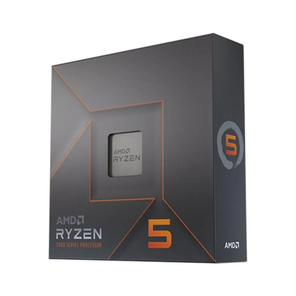 AMD Ryzen 5 7600X Box 4.7 GHz 6 Çekirdek 38MB Cache AM5 Soket 5nm Kutulu İşlemci 1
