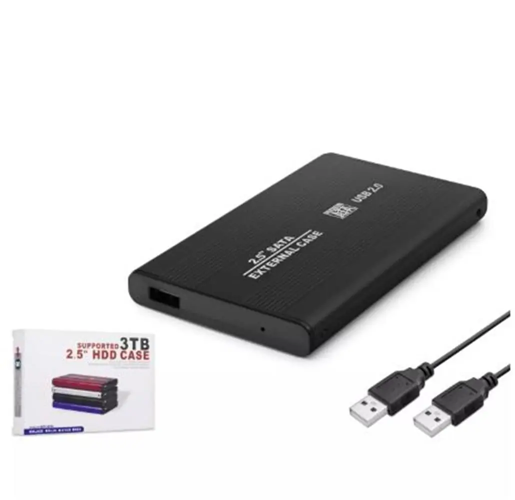 HADRON HDX1758 2.5" HDD KUTUSU USB2.0 METAL SATA SİYAH 1