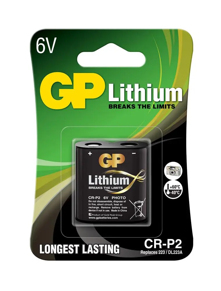 GP CRP2 6V Lityum Fotoğraf Makinesi Pili 1
