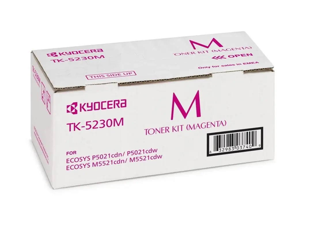 Kyocera TK-5230M Magenta Kırmızı Orjinal Fotokopi Toneri Ecosys M5521cdn-5521cdw P5021cdn-5021cdw 2. 1